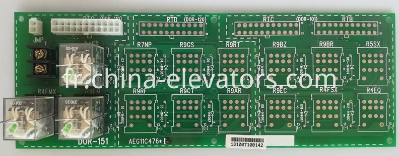 LG Elevator Relay PCB DOR-151